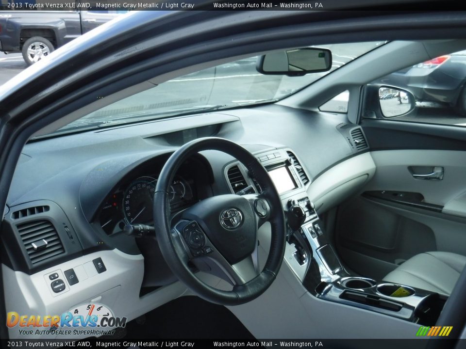 2013 Toyota Venza XLE AWD Magnetic Gray Metallic / Light Gray Photo #12
