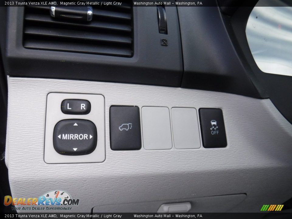 2013 Toyota Venza XLE AWD Magnetic Gray Metallic / Light Gray Photo #17