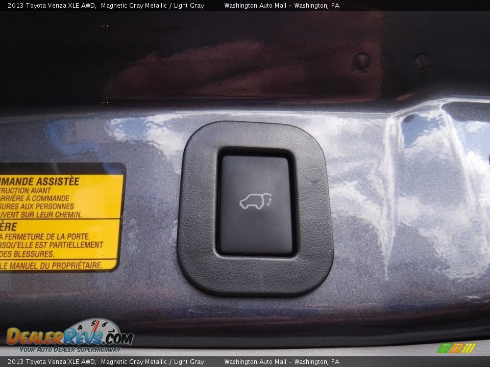2013 Toyota Venza XLE AWD Magnetic Gray Metallic / Light Gray Photo #27