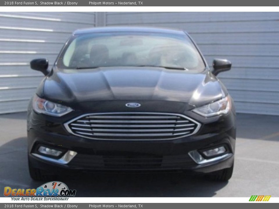 2018 Ford Fusion S Shadow Black / Ebony Photo #2