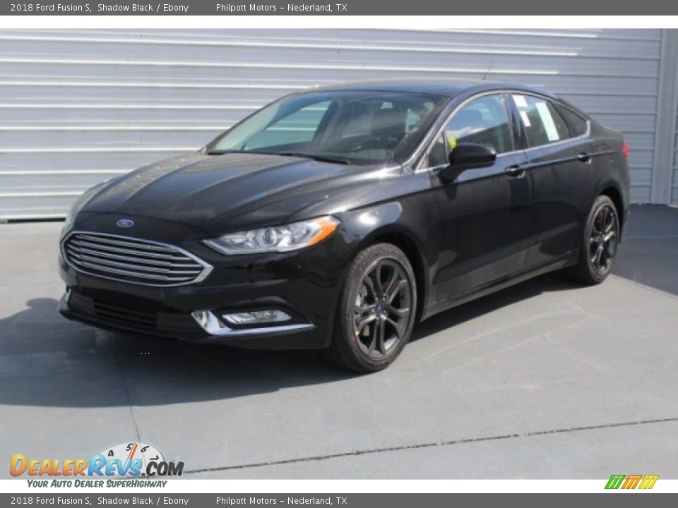 2018 Ford Fusion S Shadow Black / Ebony Photo #3