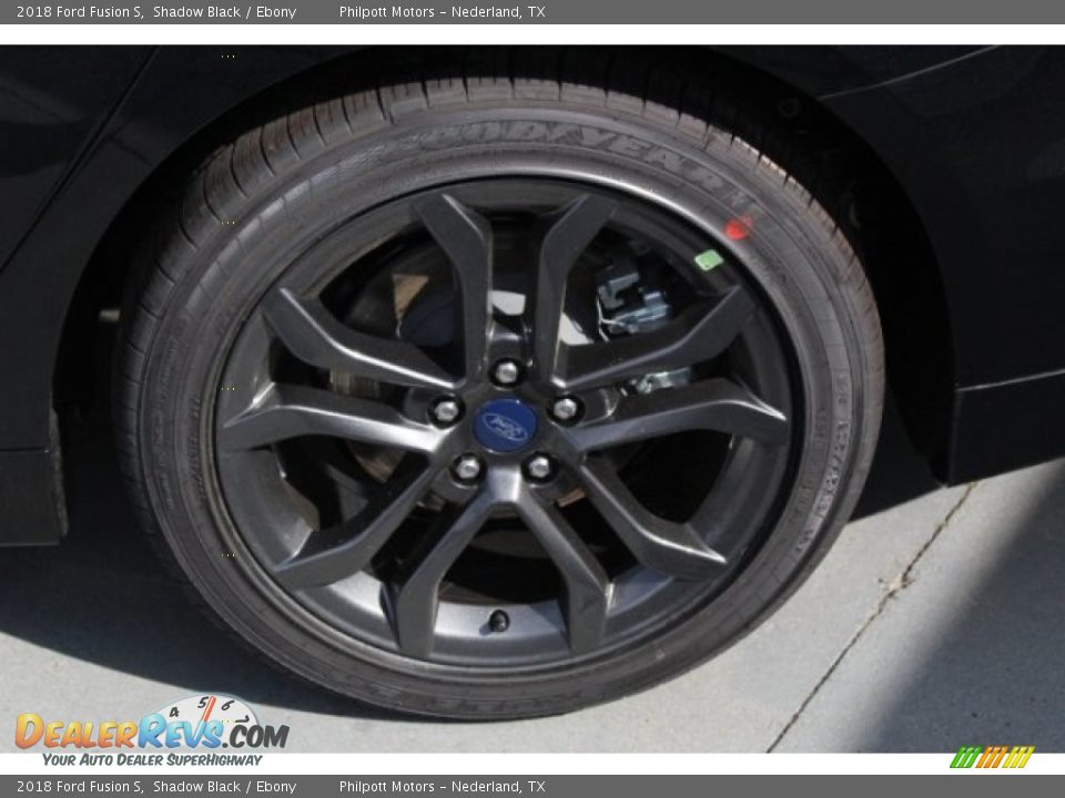 2018 Ford Fusion S Shadow Black / Ebony Photo #5