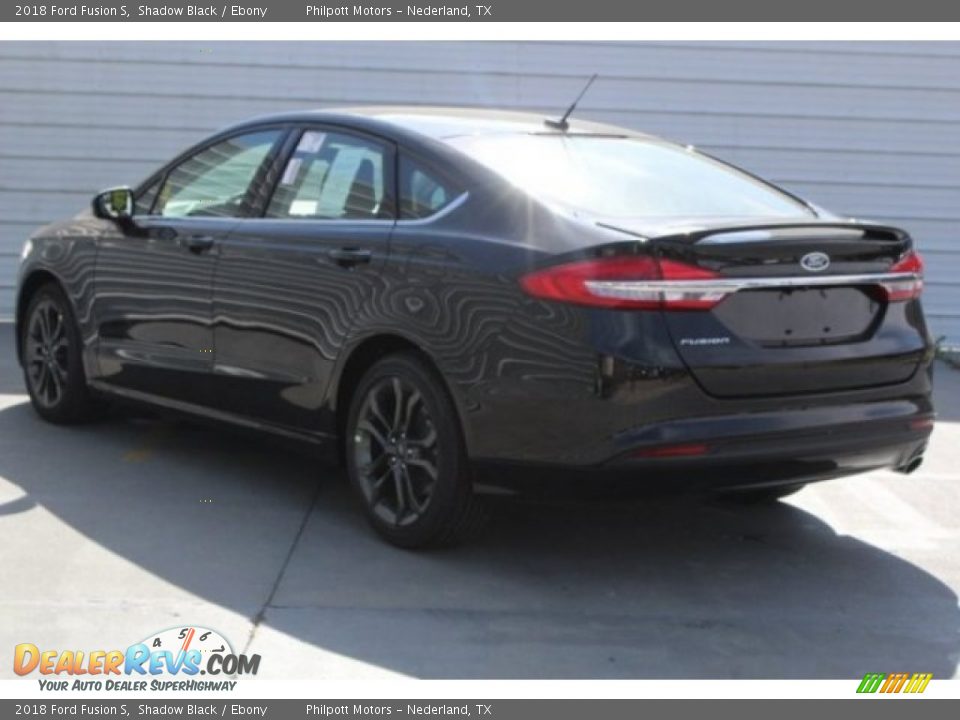 2018 Ford Fusion S Shadow Black / Ebony Photo #6