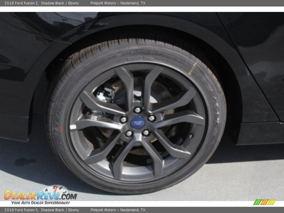2018 Ford Fusion S Shadow Black / Ebony Photo #9