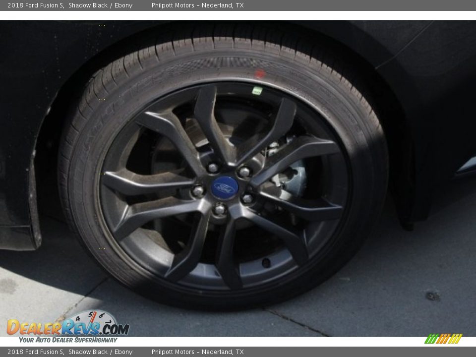 2018 Ford Fusion S Shadow Black / Ebony Photo #10