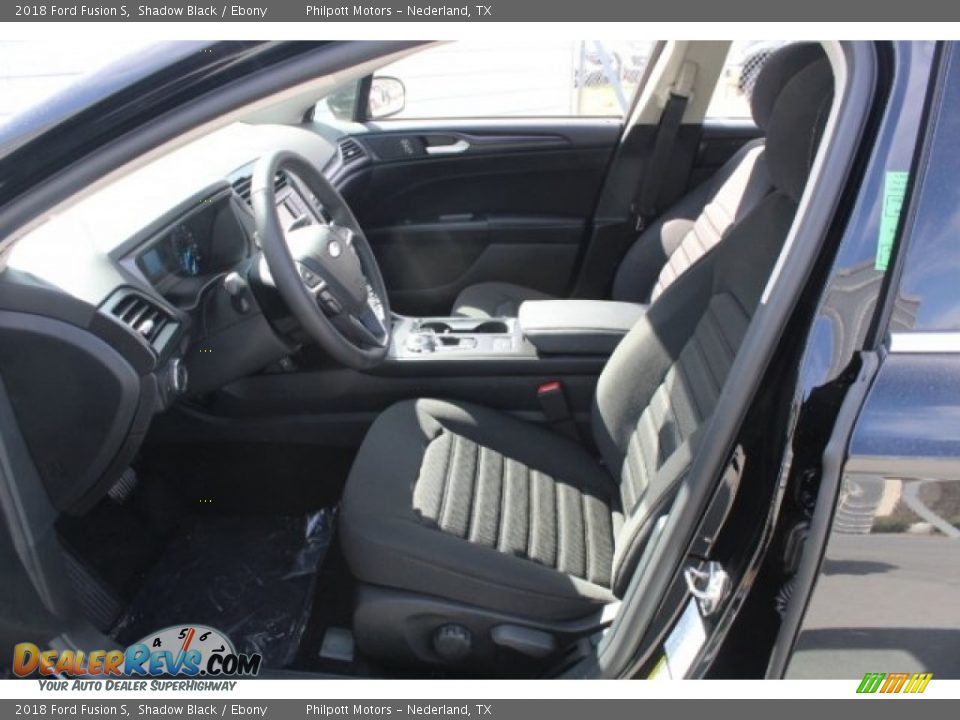 2018 Ford Fusion S Shadow Black / Ebony Photo #13