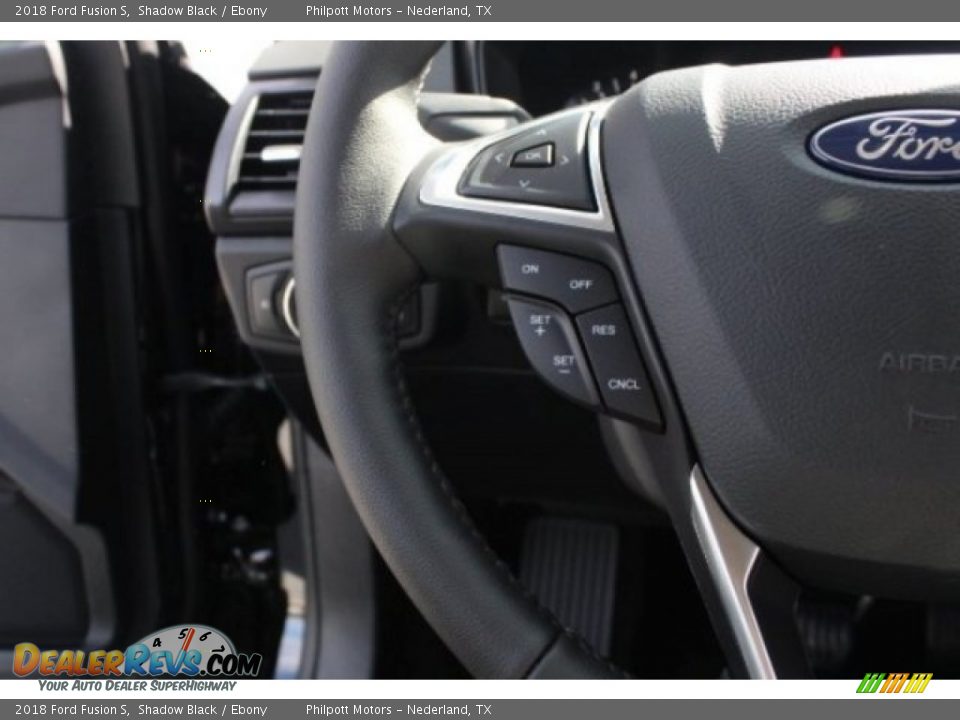 2018 Ford Fusion S Shadow Black / Ebony Photo #18