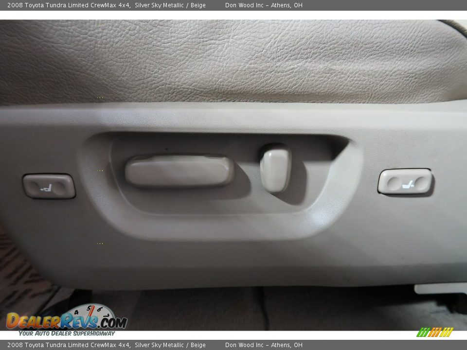 2008 Toyota Tundra Limited CrewMax 4x4 Silver Sky Metallic / Beige Photo #4