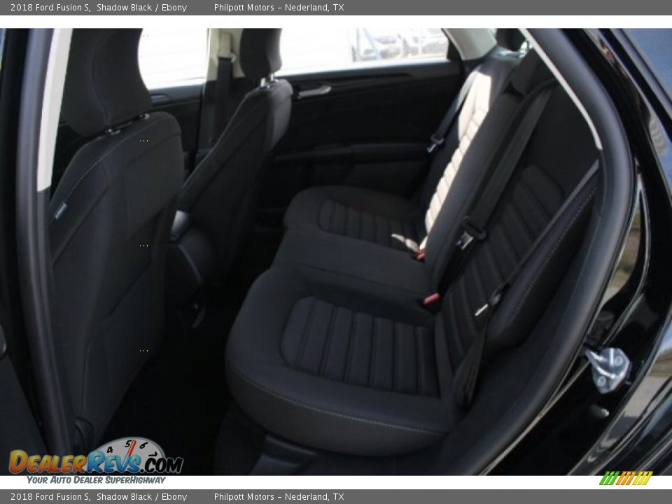 2018 Ford Fusion S Shadow Black / Ebony Photo #23