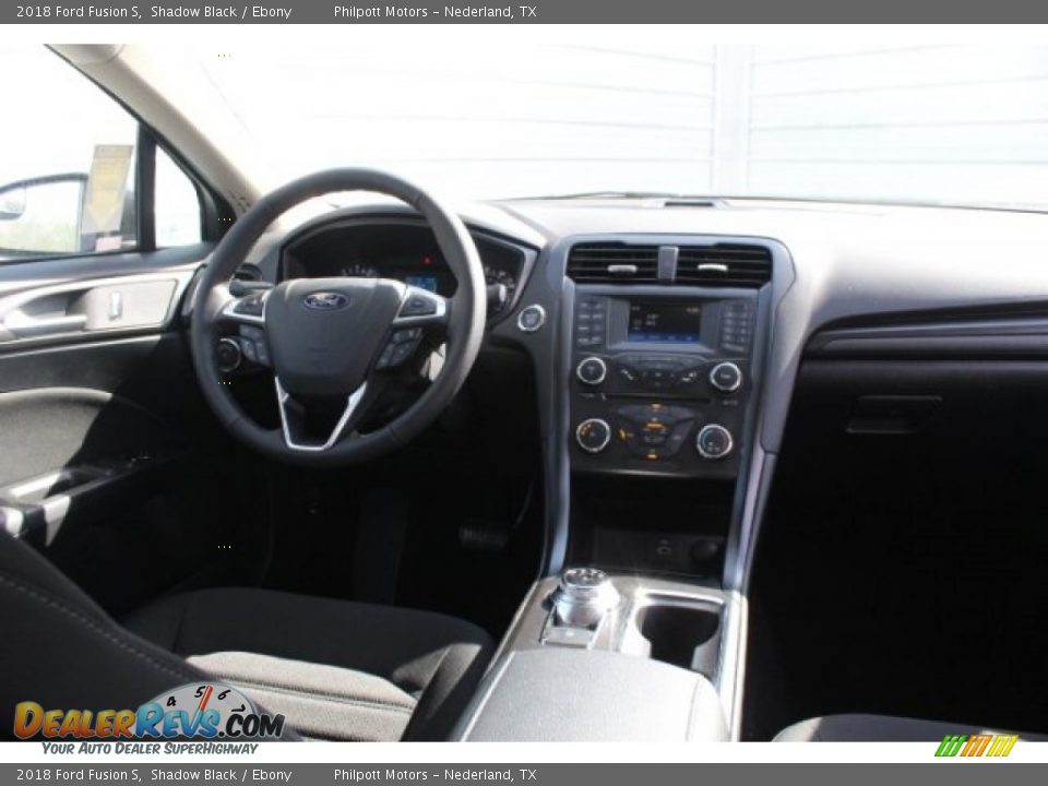 2018 Ford Fusion S Shadow Black / Ebony Photo #24