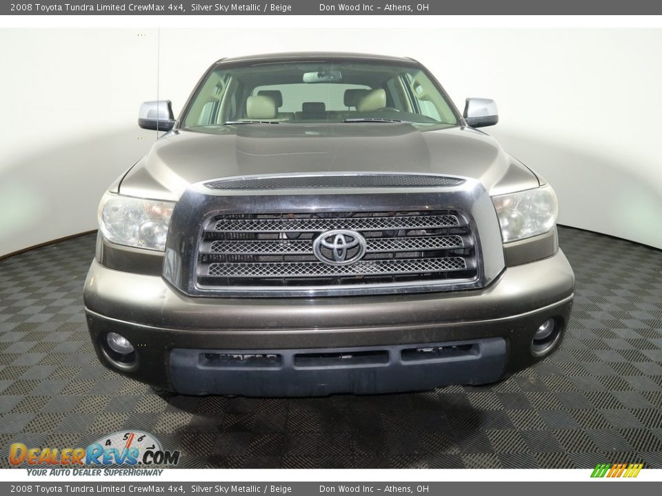 2008 Toyota Tundra Limited CrewMax 4x4 Silver Sky Metallic / Beige Photo #7