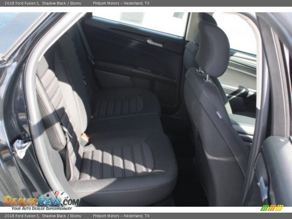 2018 Ford Fusion S Shadow Black / Ebony Photo #28