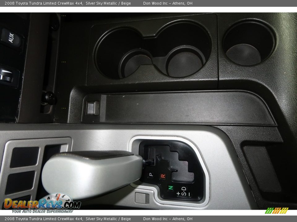 2008 Toyota Tundra Limited CrewMax 4x4 Silver Sky Metallic / Beige Photo #19