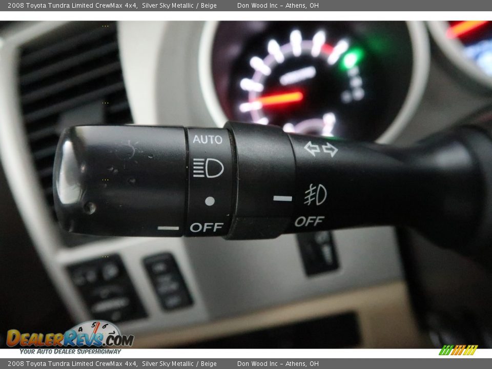 2008 Toyota Tundra Limited CrewMax 4x4 Silver Sky Metallic / Beige Photo #30