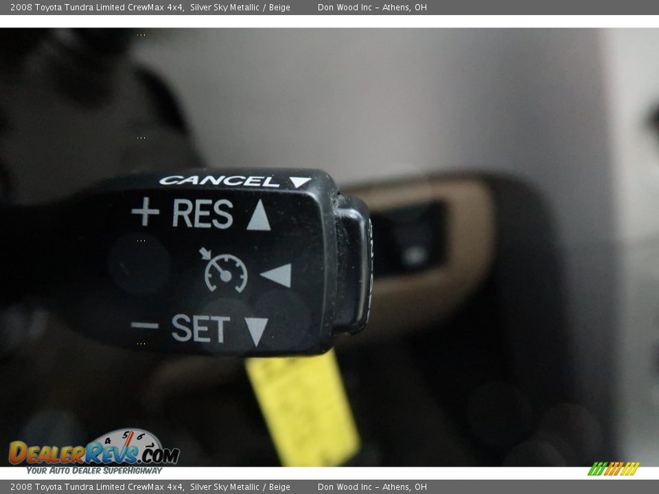 2008 Toyota Tundra Limited CrewMax 4x4 Silver Sky Metallic / Beige Photo #32