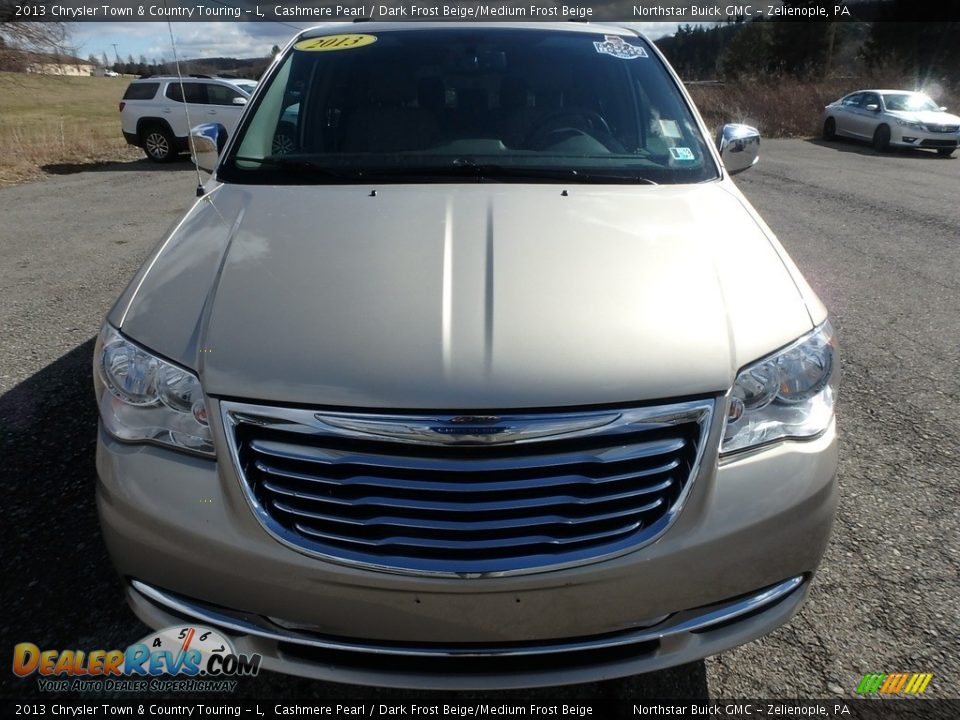 2013 Chrysler Town & Country Touring - L Cashmere Pearl / Dark Frost Beige/Medium Frost Beige Photo #2