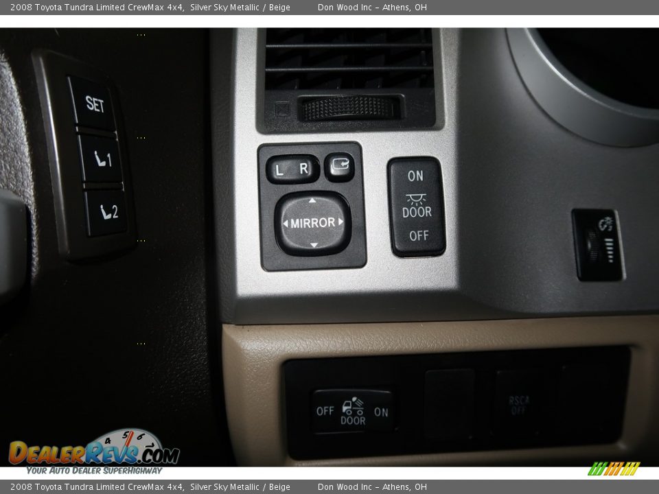 2008 Toyota Tundra Limited CrewMax 4x4 Silver Sky Metallic / Beige Photo #34