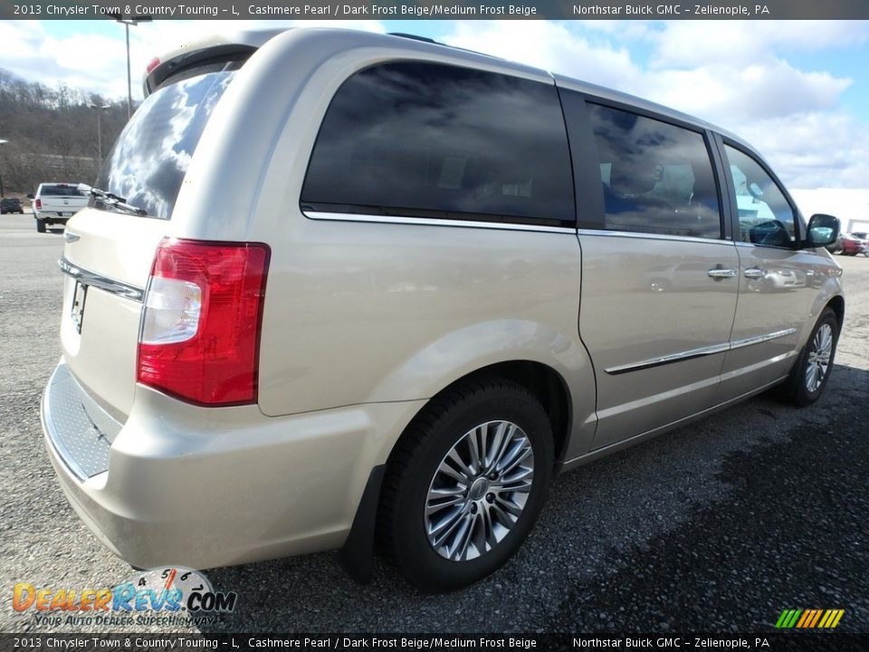 2013 Chrysler Town & Country Touring - L Cashmere Pearl / Dark Frost Beige/Medium Frost Beige Photo #6