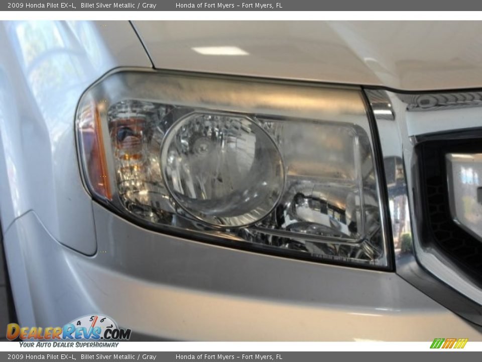 2009 Honda Pilot EX-L Billet Silver Metallic / Gray Photo #6