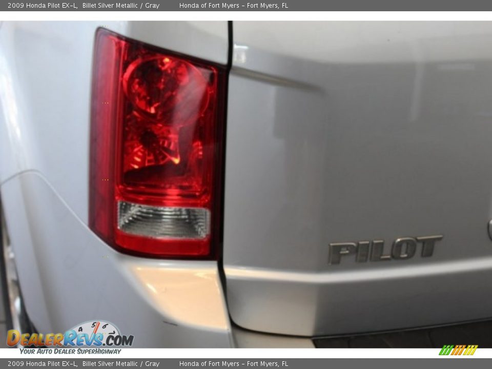 2009 Honda Pilot EX-L Billet Silver Metallic / Gray Photo #9