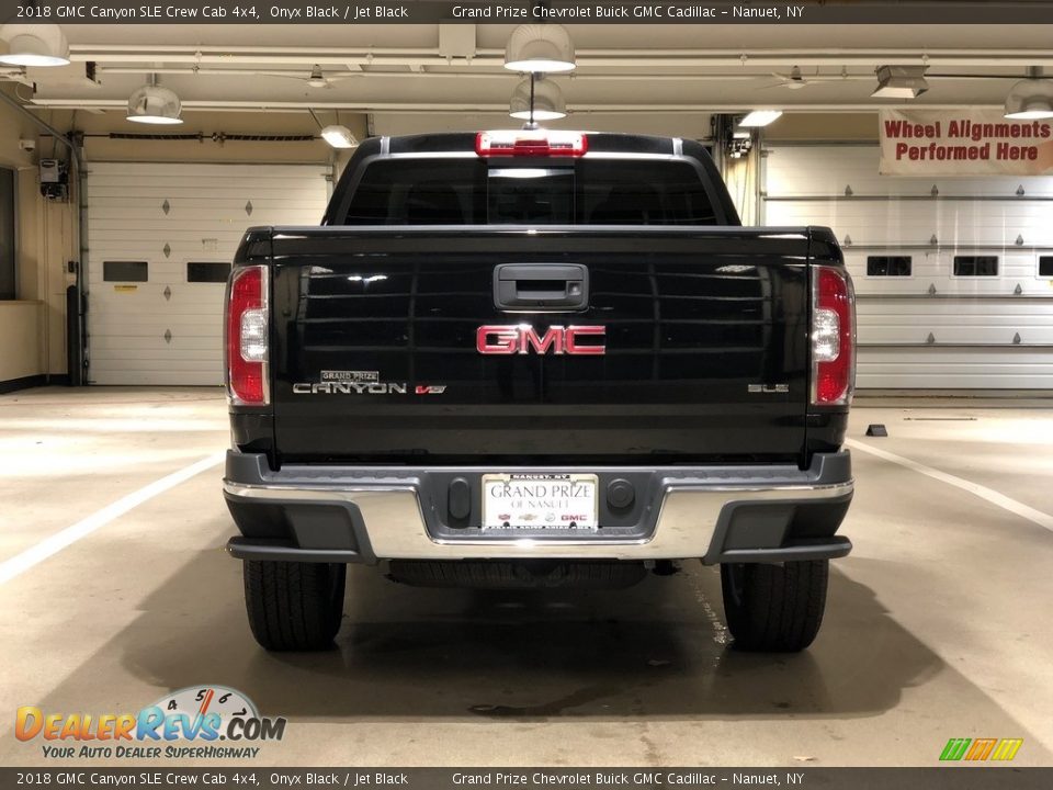 2018 GMC Canyon SLE Crew Cab 4x4 Onyx Black / Jet Black Photo #7