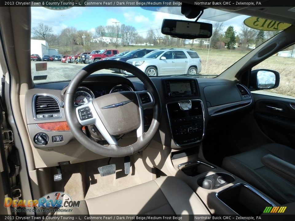 2013 Chrysler Town & Country Touring - L Cashmere Pearl / Dark Frost Beige/Medium Frost Beige Photo #20