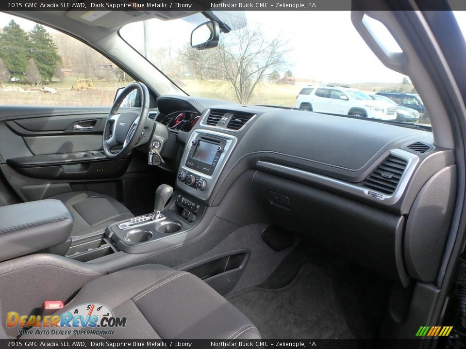2015 GMC Acadia SLE AWD Dark Sapphire Blue Metallic / Ebony Photo #5
