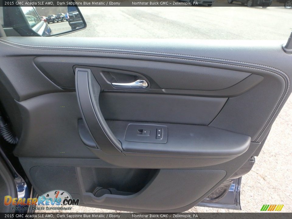 2015 GMC Acadia SLE AWD Dark Sapphire Blue Metallic / Ebony Photo #6