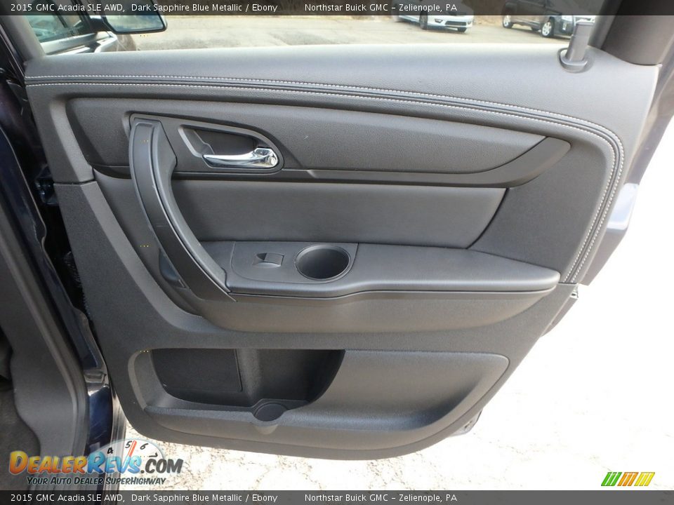 2015 GMC Acadia SLE AWD Dark Sapphire Blue Metallic / Ebony Photo #8