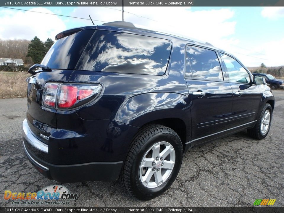 2015 GMC Acadia SLE AWD Dark Sapphire Blue Metallic / Ebony Photo #9