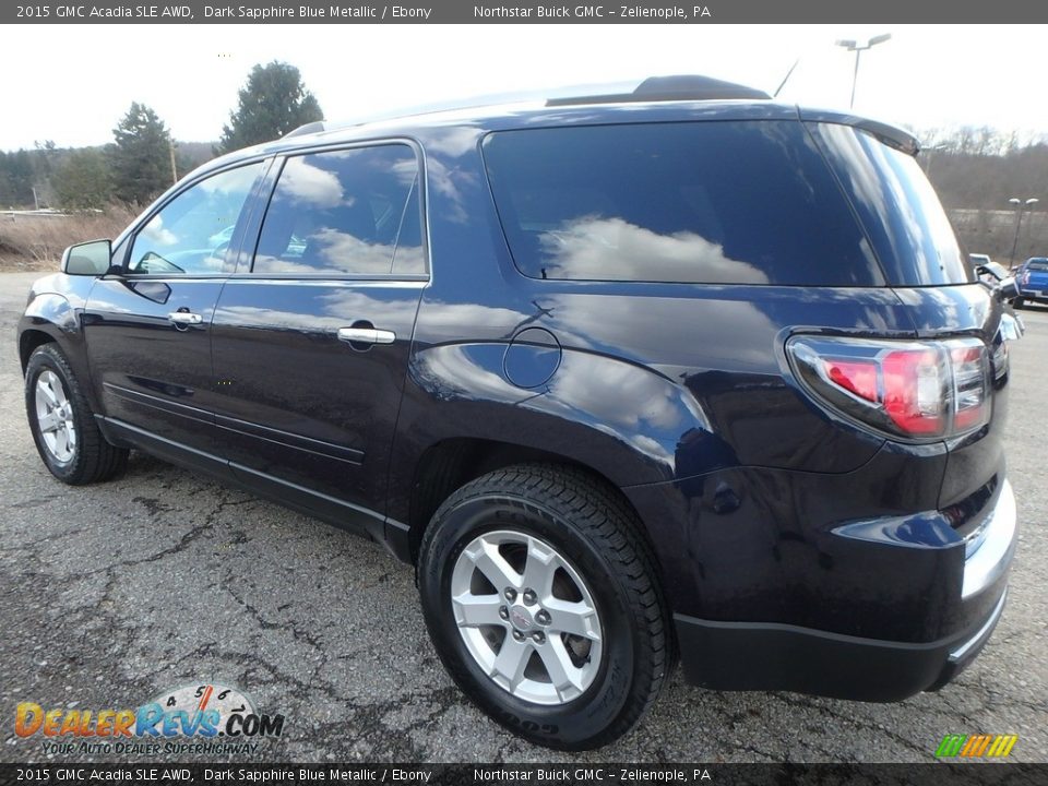 2015 GMC Acadia SLE AWD Dark Sapphire Blue Metallic / Ebony Photo #12