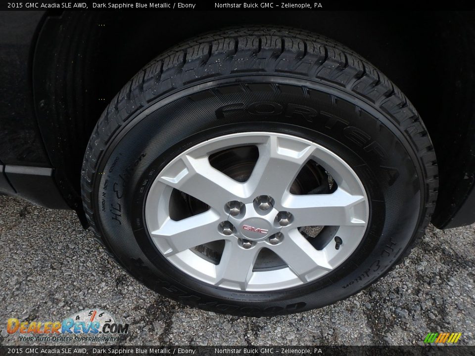 2015 GMC Acadia SLE AWD Dark Sapphire Blue Metallic / Ebony Photo #14