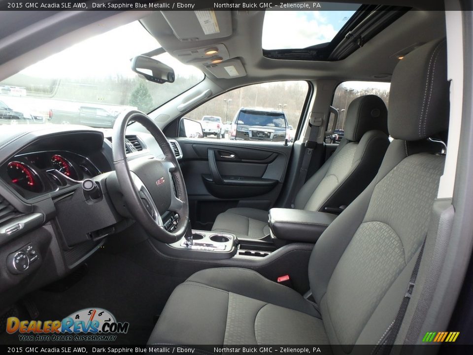 2015 GMC Acadia SLE AWD Dark Sapphire Blue Metallic / Ebony Photo #15