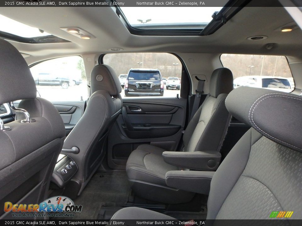 2015 GMC Acadia SLE AWD Dark Sapphire Blue Metallic / Ebony Photo #16
