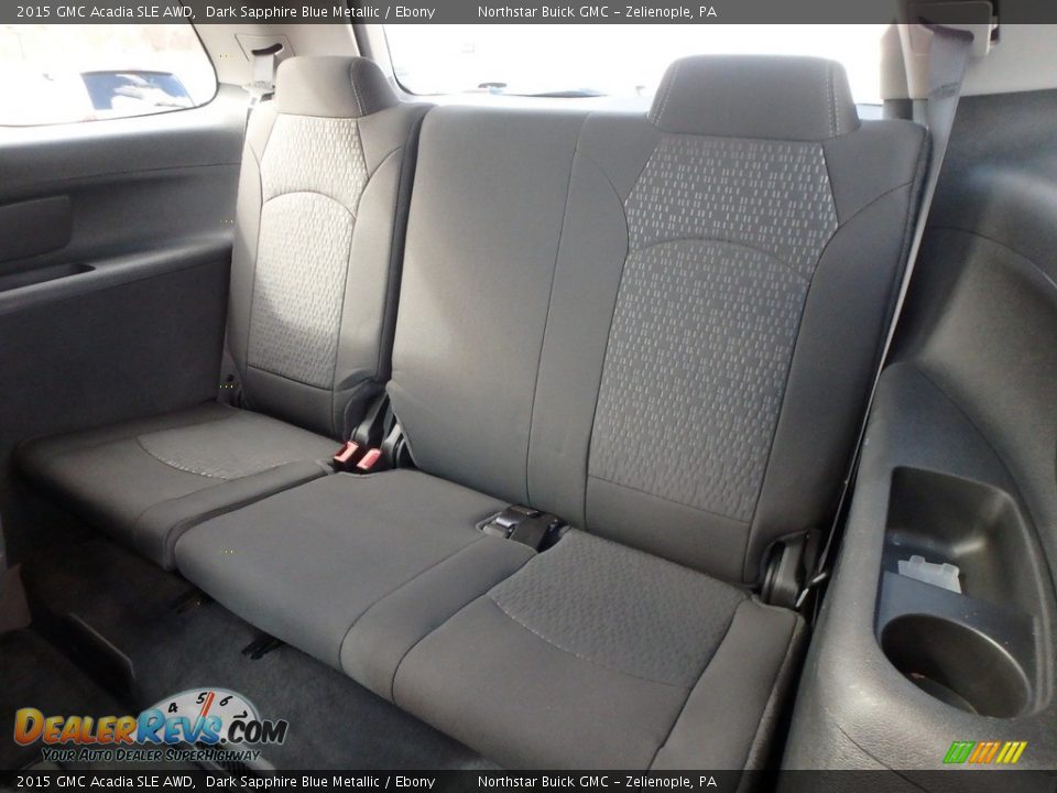 2015 GMC Acadia SLE AWD Dark Sapphire Blue Metallic / Ebony Photo #17