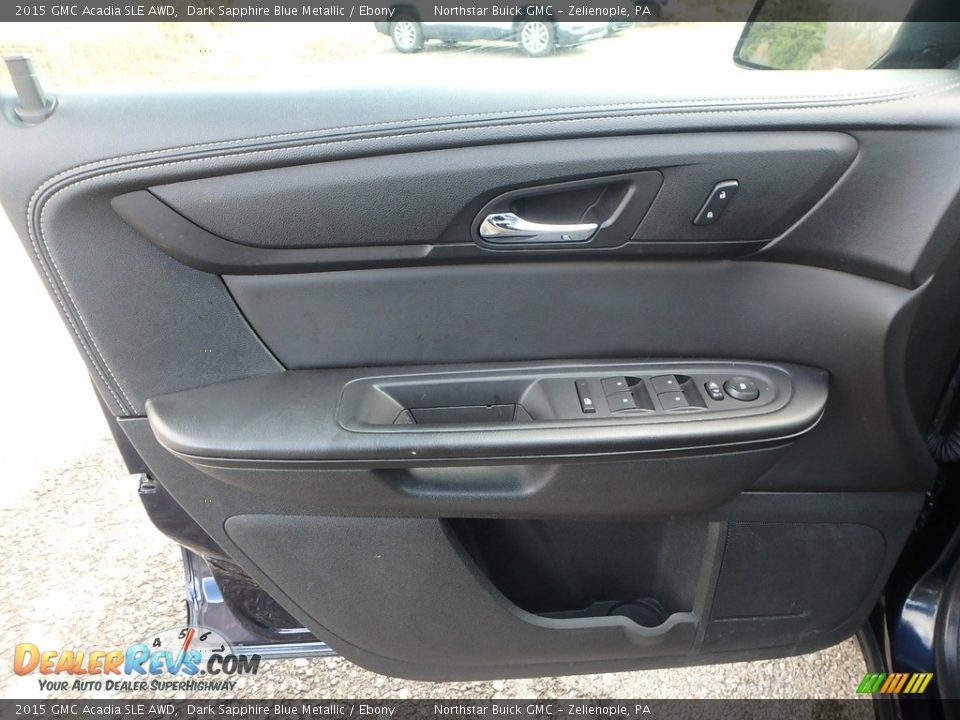 2015 GMC Acadia SLE AWD Dark Sapphire Blue Metallic / Ebony Photo #20