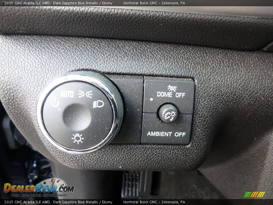 2015 GMC Acadia SLE AWD Dark Sapphire Blue Metallic / Ebony Photo #23