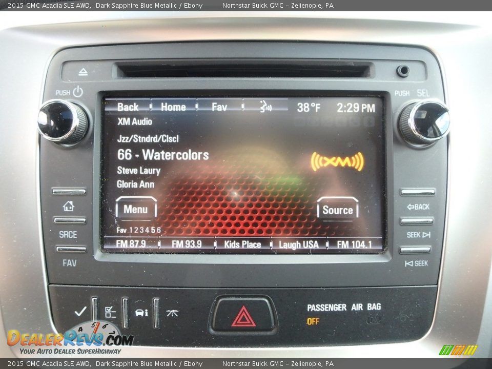 2015 GMC Acadia SLE AWD Dark Sapphire Blue Metallic / Ebony Photo #26