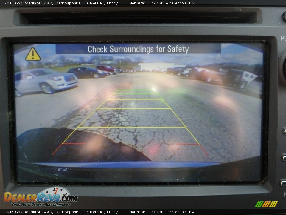 2015 GMC Acadia SLE AWD Dark Sapphire Blue Metallic / Ebony Photo #27