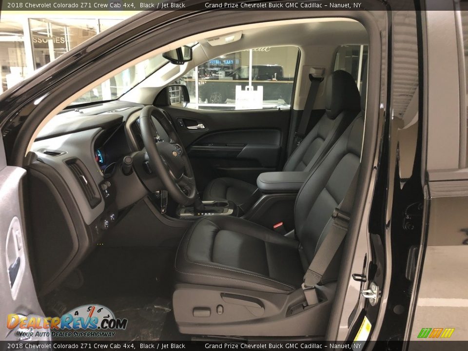 2018 Chevrolet Colorado Z71 Crew Cab 4x4 Black / Jet Black Photo #9