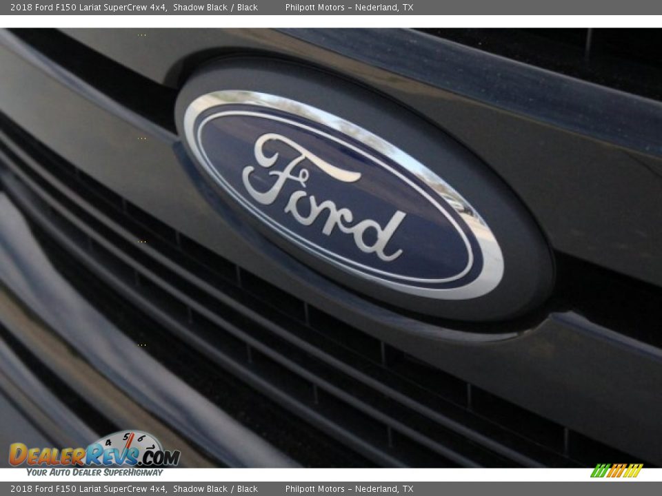 2018 Ford F150 Lariat SuperCrew 4x4 Shadow Black / Black Photo #4