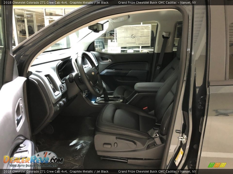 2018 Chevrolet Colorado Z71 Crew Cab 4x4 Graphite Metallic / Jet Black Photo #10