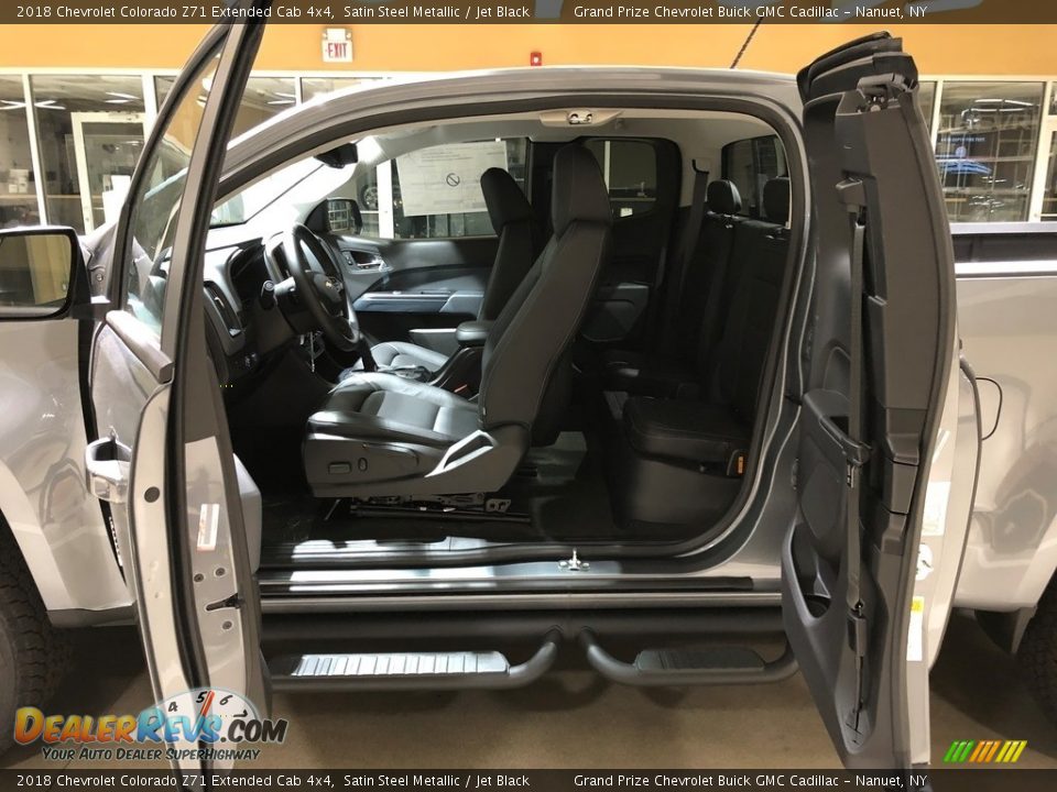 2018 Chevrolet Colorado Z71 Extended Cab 4x4 Satin Steel Metallic / Jet Black Photo #11