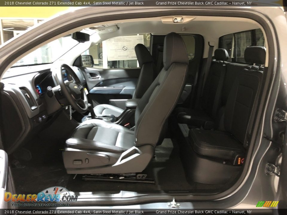 2018 Chevrolet Colorado Z71 Extended Cab 4x4 Satin Steel Metallic / Jet Black Photo #12
