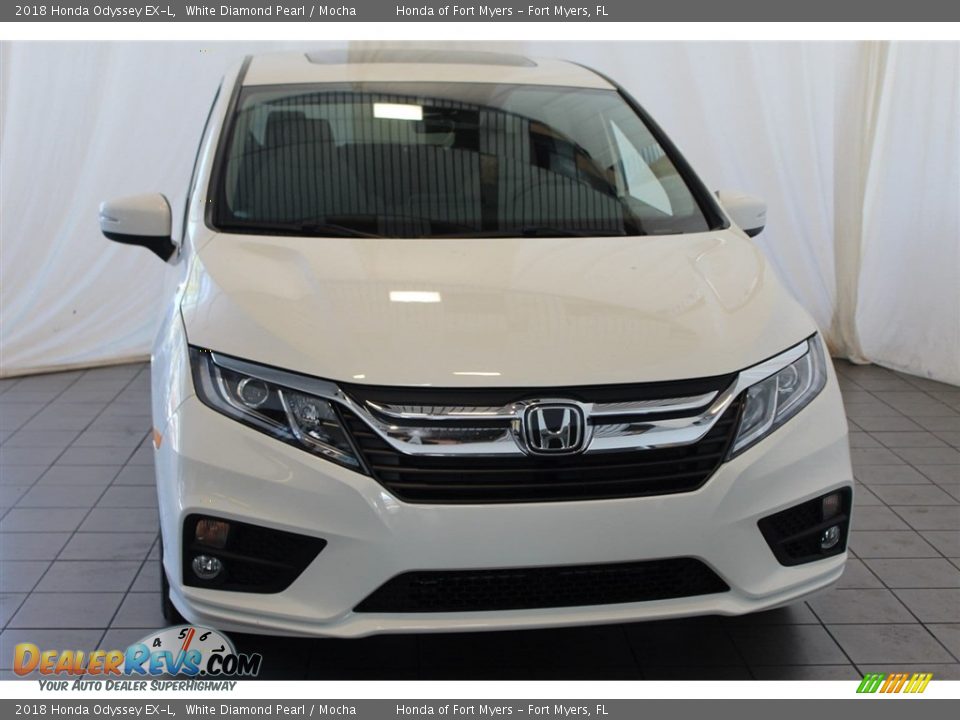 2018 Honda Odyssey EX-L White Diamond Pearl / Mocha Photo #4