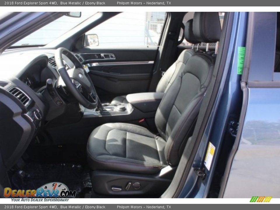 2018 Ford Explorer Sport 4WD Blue Metallic / Ebony Black Photo #13
