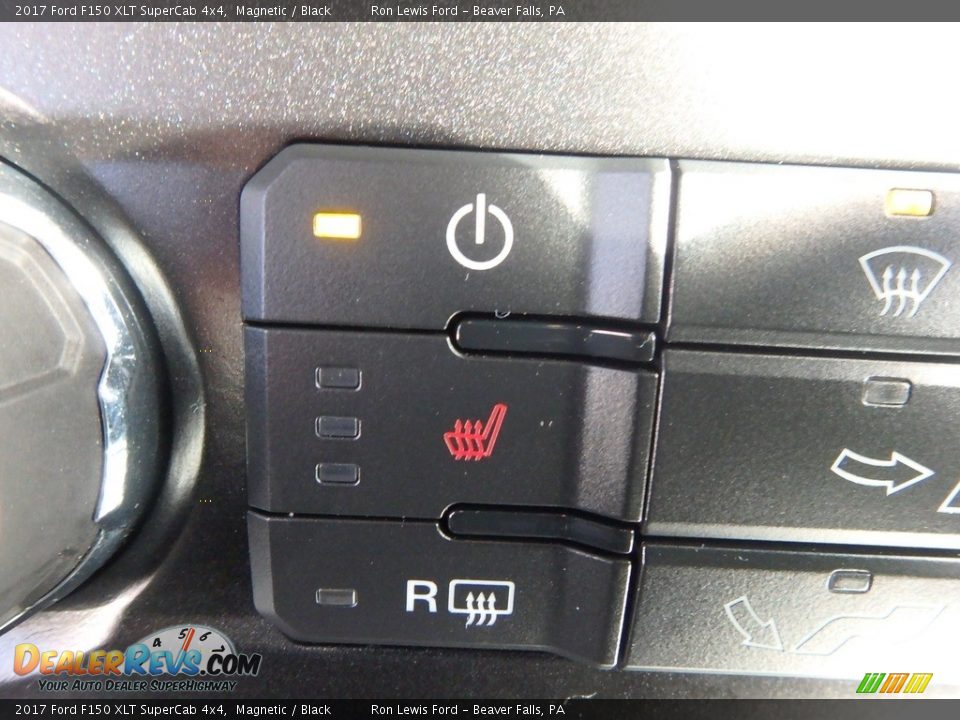 2017 Ford F150 XLT SuperCab 4x4 Magnetic / Black Photo #18