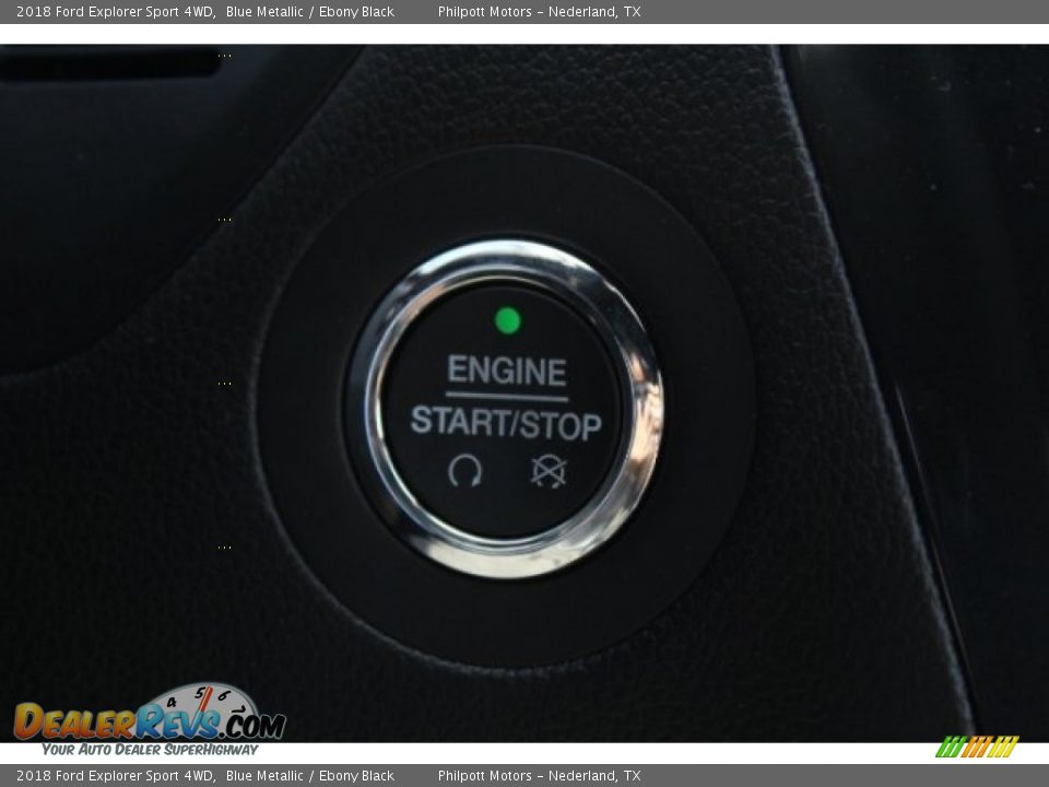 2018 Ford Explorer Sport 4WD Blue Metallic / Ebony Black Photo #18