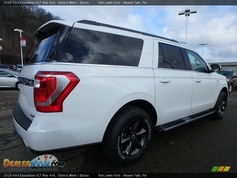 2018 Ford Expedition XLT Max 4x4 Oxford White / Ebony Photo #3