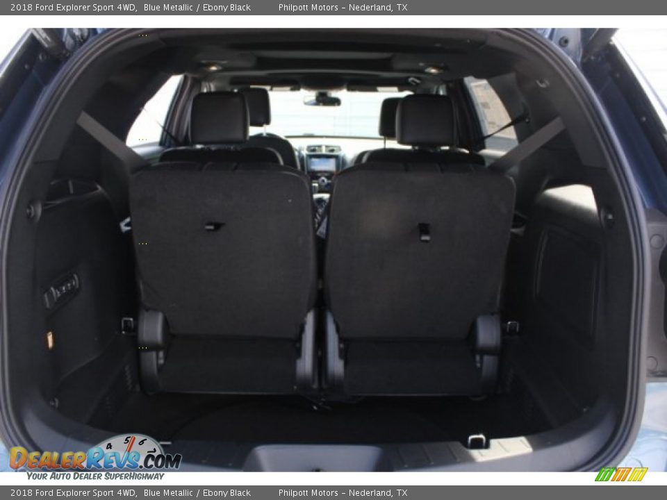2018 Ford Explorer Sport 4WD Blue Metallic / Ebony Black Photo #27